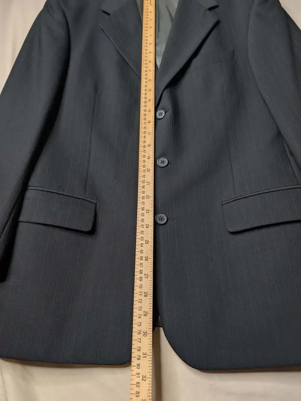 Tallia Uomo Men's Pinstripe 100% Wool 3-Button Blazer Sport Coat size 40
